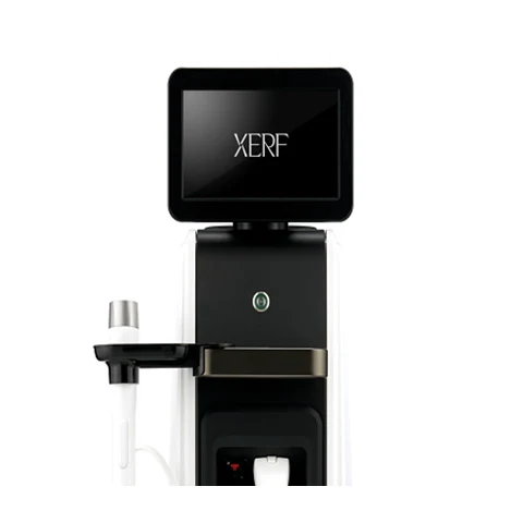 늘샤인의원에서 사용하는 세르프(XERF) 장비 — 검은색 본체와 핸드피스